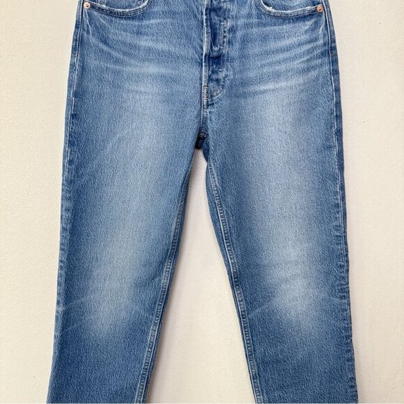 Gap Womens 26 Cheeky High Rise Straight Leg Medium Wash Jeans - Picture 6 of 16